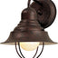 Soporte luz pared bronce antiguo