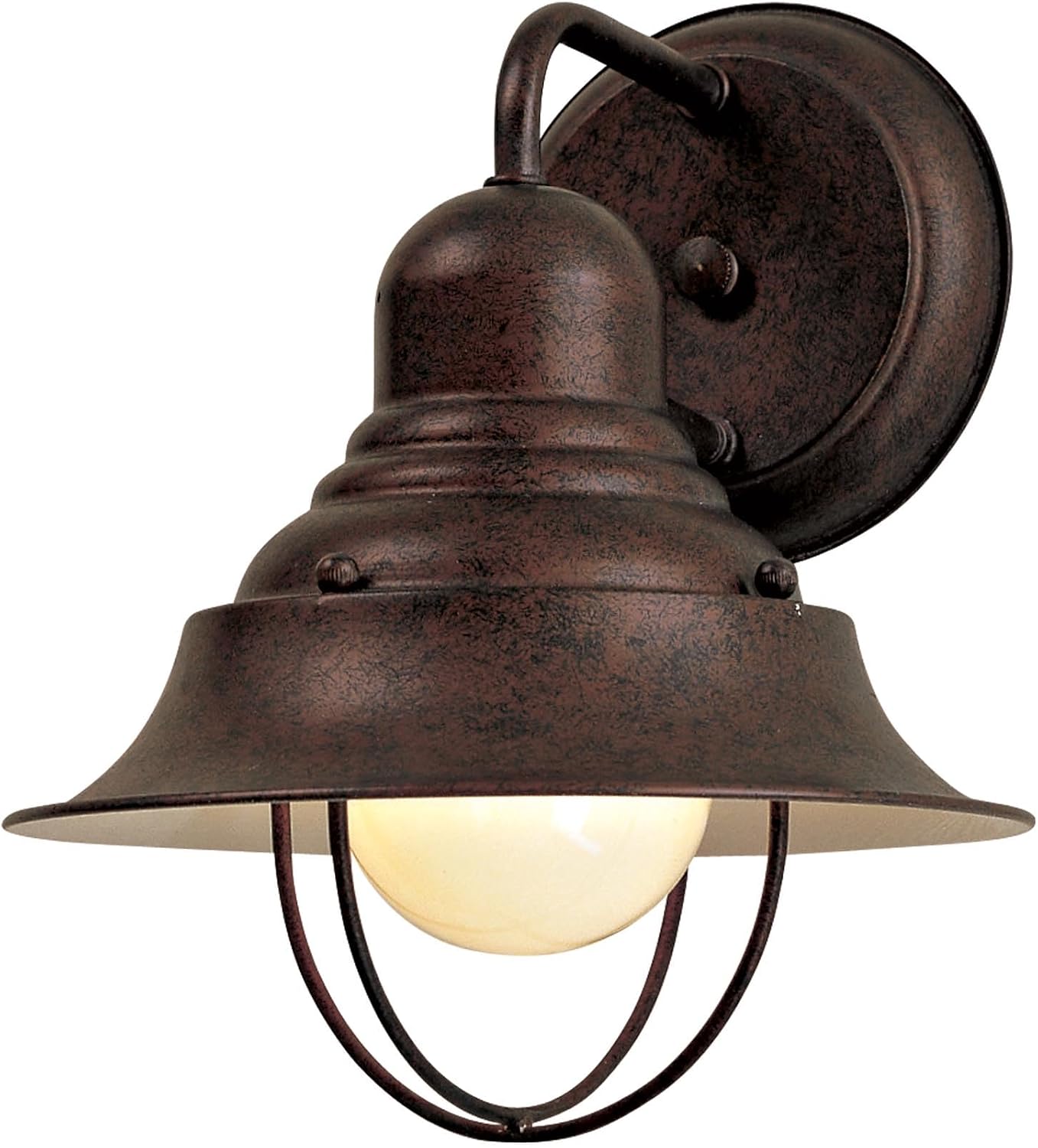 Soporte luz pared bronce antiguo