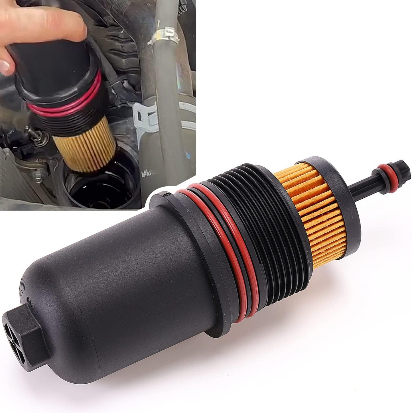 Tapa cubierta filtro aceite Ford Fusion 17-20 F150 2.7L V6