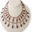 Soporte collar terciopelo exhibición joyería