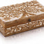 Caja joyas madera tallada árbol vida decorativa