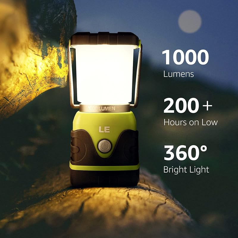 Pack 2 Linterna LED 1000LM con pilas luz flash brillante