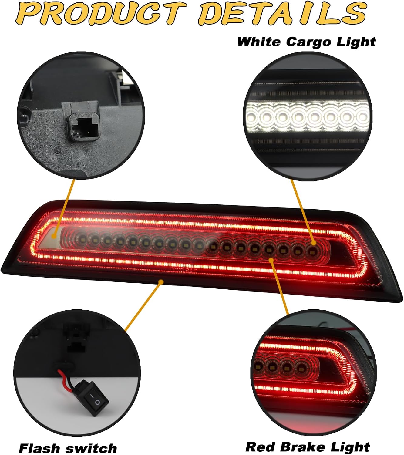 Luces freno trasera LED comp Toyota Tacoma 2016-23