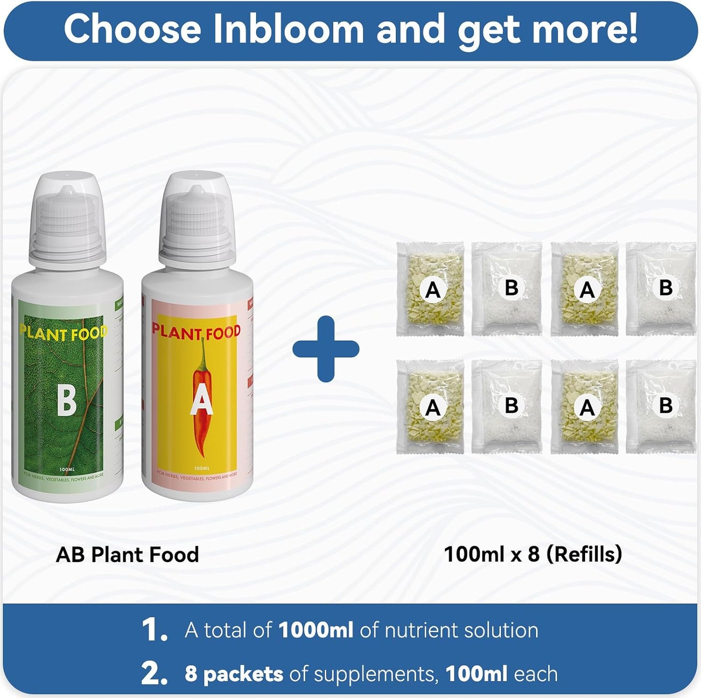 Fertilizante hidropónico para aerogarden y plantas 1013ml