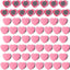 60 Imanes Fuertes Rosa para Nevera y Pizarras