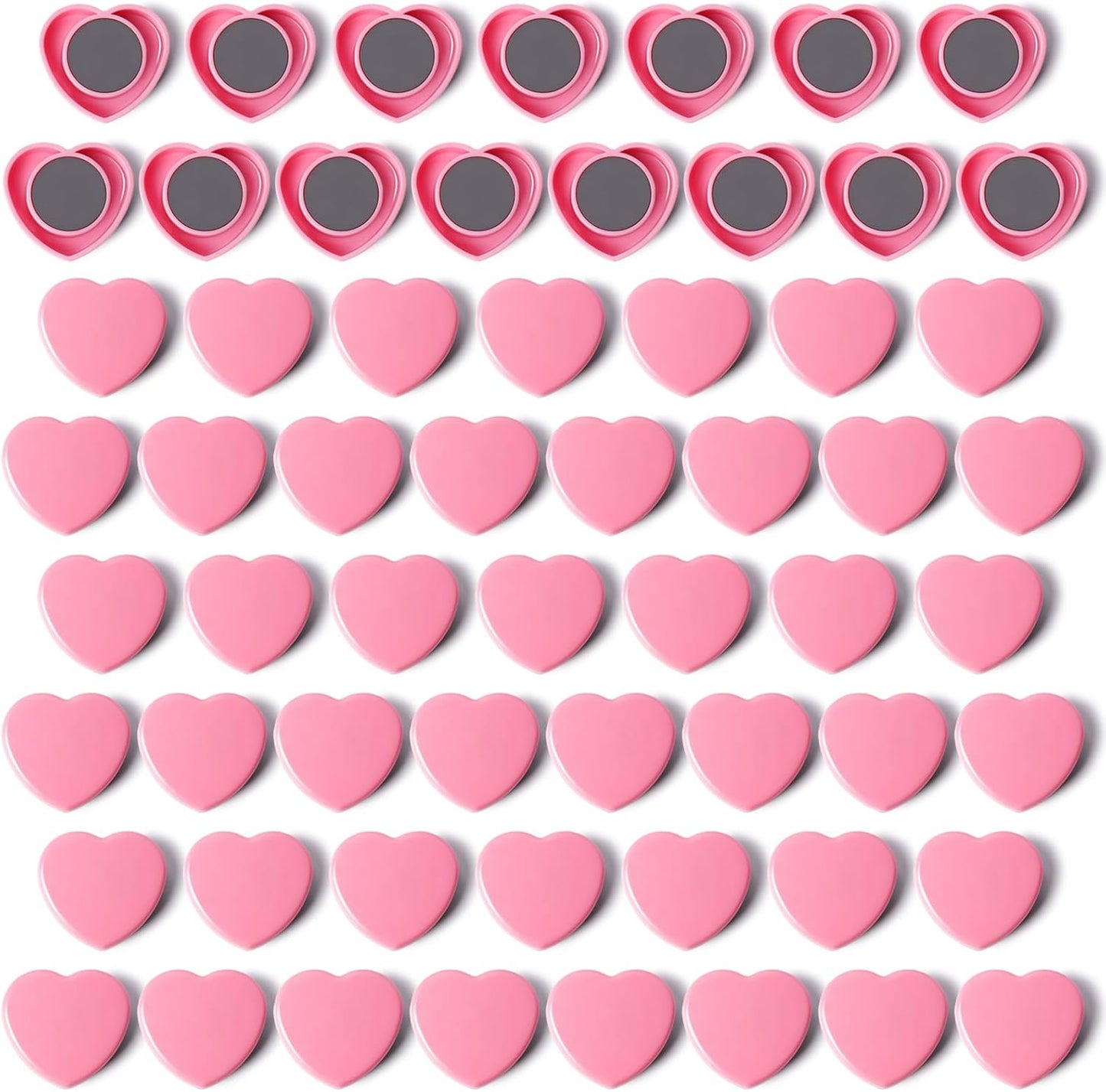 60 Imanes Fuertes Rosa para Nevera y Pizarras