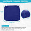 Fundas cojines patio 24x22pulg impermeables repuesto