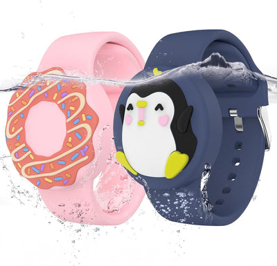 Pulseras impermeables para niños con soporte Airtag