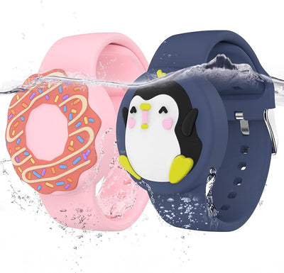 Pulseras impermeables para niños con soporte Airtag