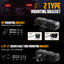 Barra luces LED UTV 5 modos freno estroboscópica