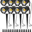 Luces LED jardín exterior 5 W 12-24 V IP66 pack 8