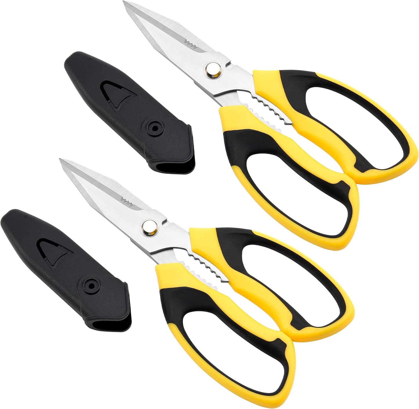 Tijeras multiusos 8pulg pack 2 con muesca alambre