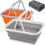 Fregadero plegable con toalla asa 9L para camping y hogar