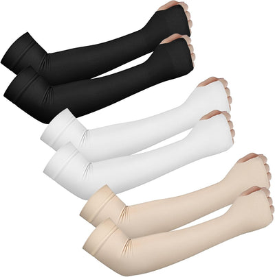 3 Pzas Mangas Protectores UV para Deporte con Agujero