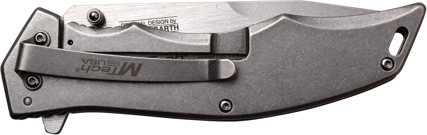 Cuchillo plegable con resorte