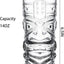 6 Vasos Tiki 14oz para Mai Tai y Cócteles Halloween