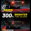 Luces traseras LED Chevy Silverado 99-02 y GMC Sierra negro