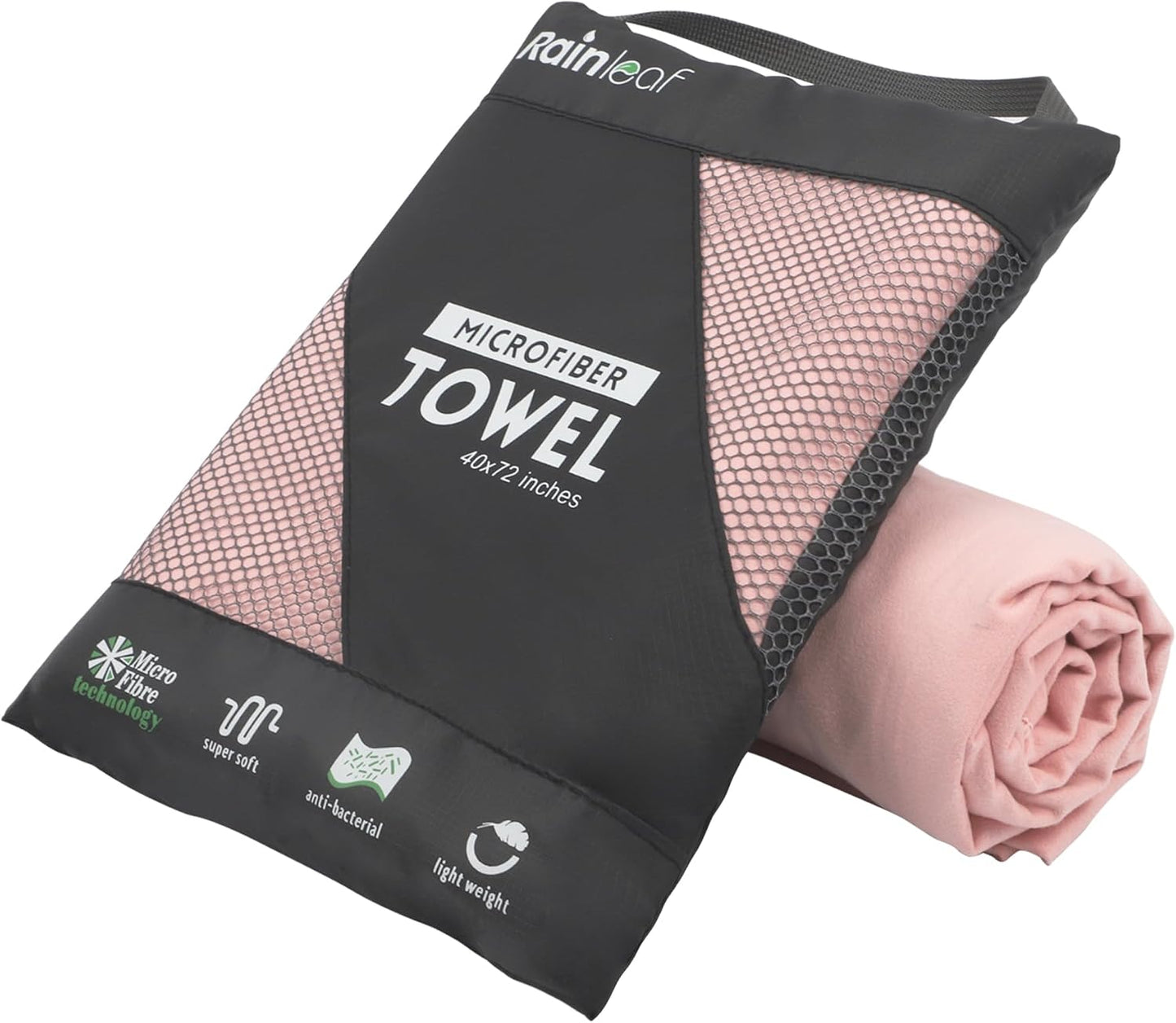 Toalla microfibra viaje gimnasio camping secado rápido absorbente