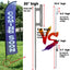 Estaca tierra resistente 30" para asta bandera Swooper