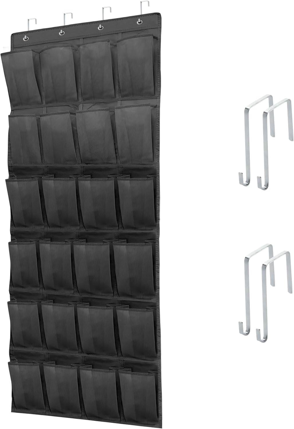 Organiz. zapatos puerta 24 bolsillos malla transpirable