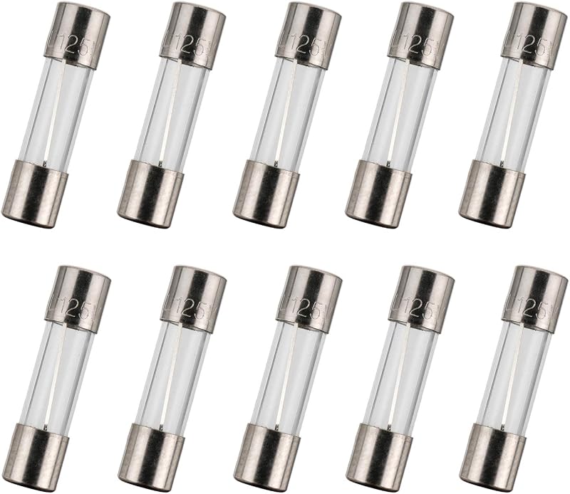 Fusibles vidrio F8AL125V 8A 125V paquete 10
