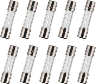 Fusibles vidrio F8AL125V 8A 125V paquete 10