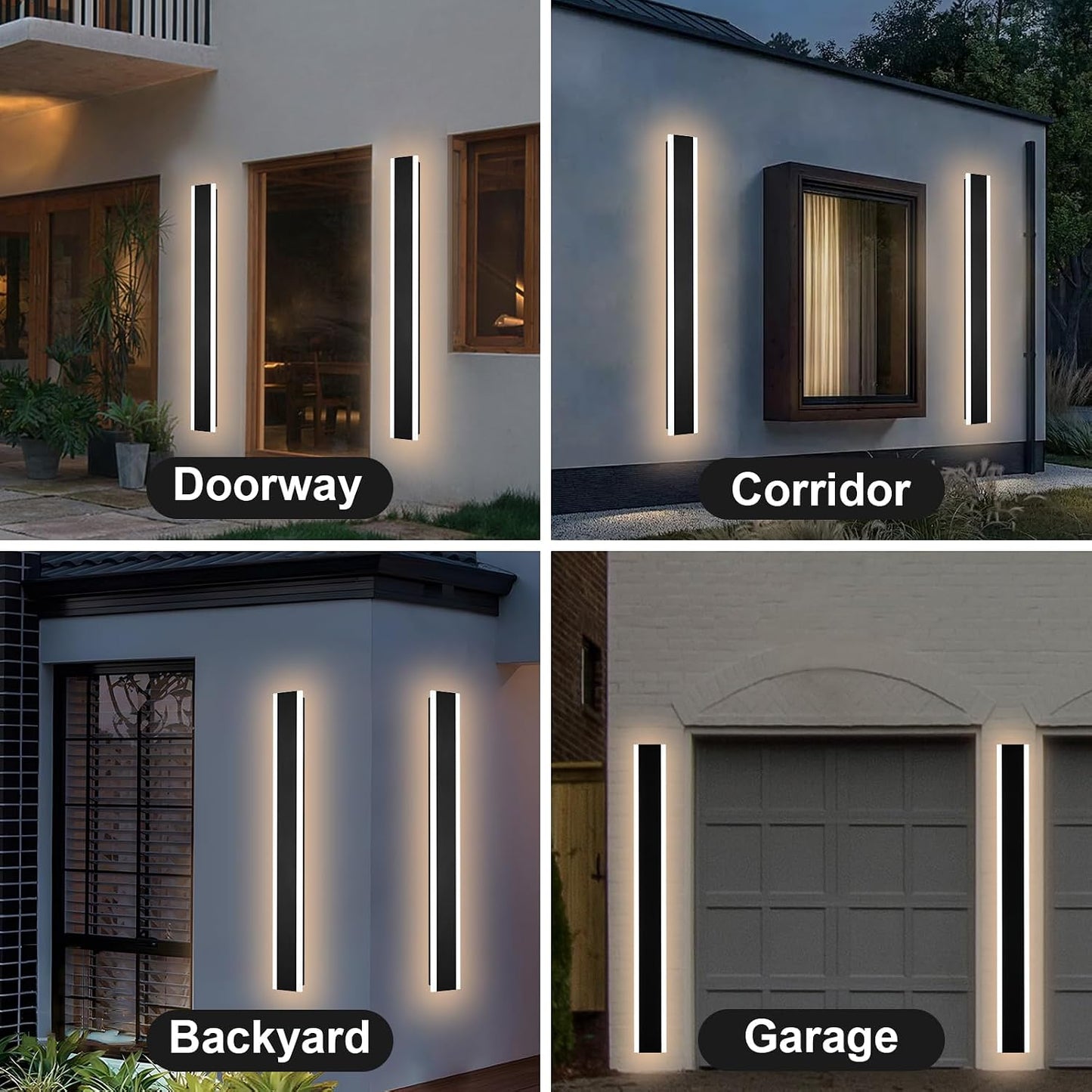 Aplique Led Pared 48pulg Impermeable IP65 5 Colores