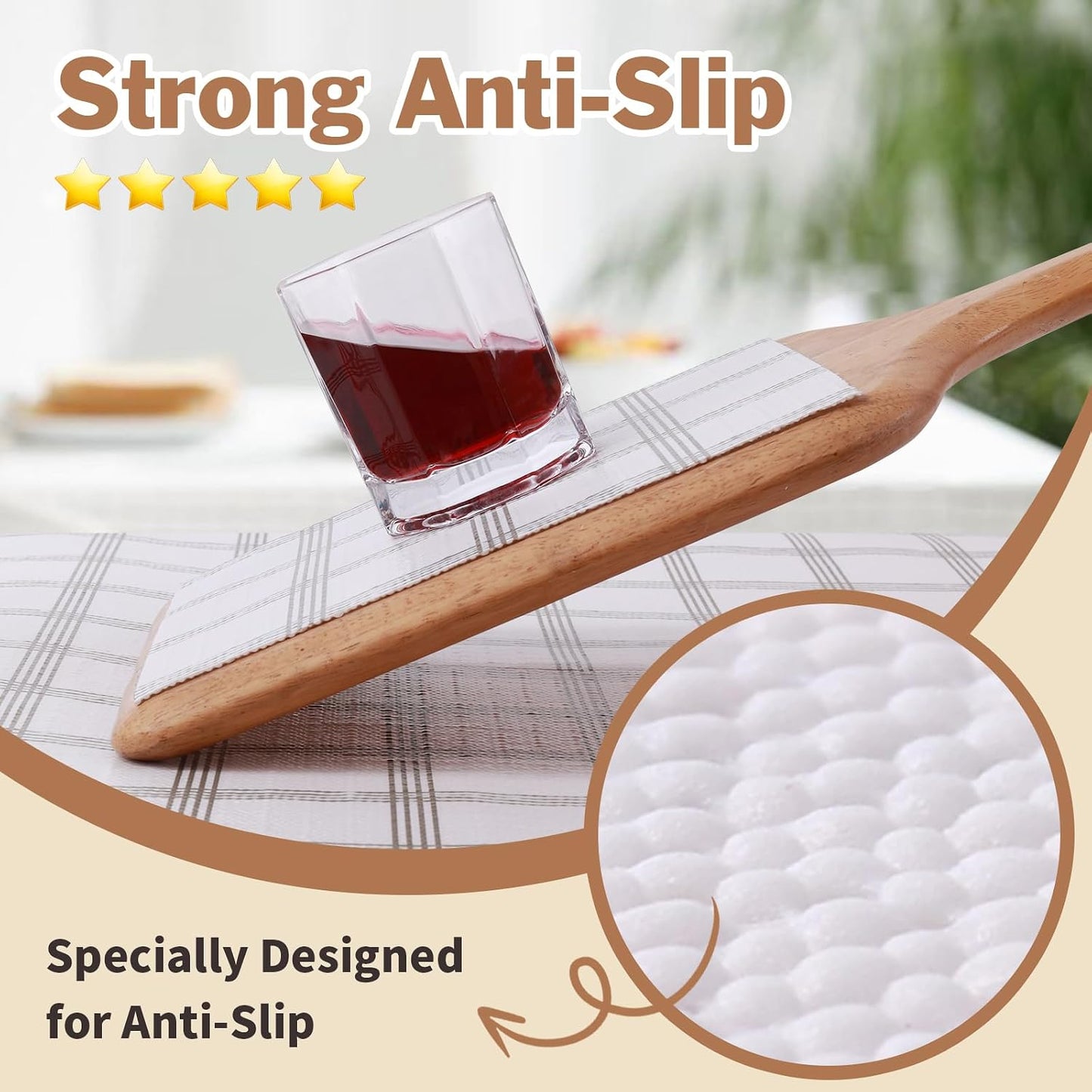 Lámina antiderrap para estantes cocina baño 23.6x30pulg