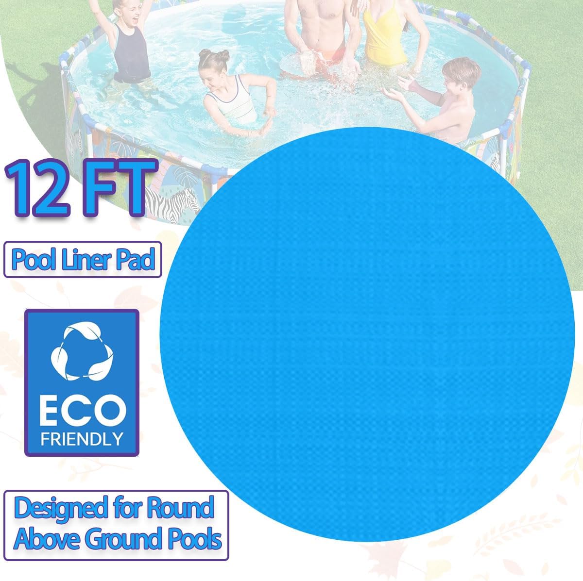 Almohadilla piscina sobre suelo 12ft antipinchazos