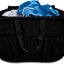 Cesta lavandería plegable con tapa bolsillos 99l negro
