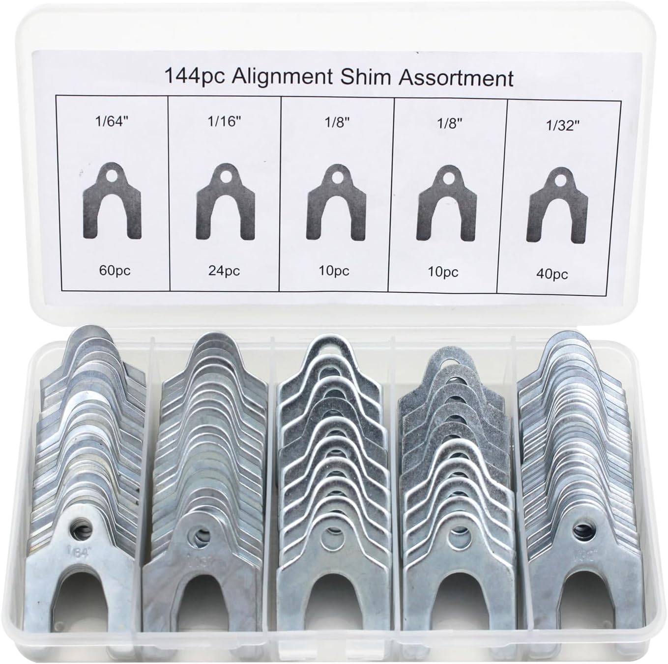 144 Pzas Kit Cuñas Metal Ajustables Camber Caster