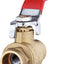 5 Válvulas bola latón soldadura 1pulg 600wog conector sudor