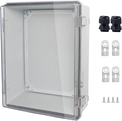 Caja eléctrica plástico ABS IP67 con pestillo acero inox