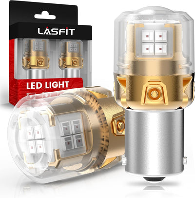Bombillas LED rojas L2 1156 freno trasero súper brillantes