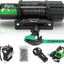 Cabrestante eléctrico ATV 12V cuerda 1/4pulg x50ft