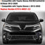 Repuesto espejo lateral derecho Toyota Sienna negro brillante