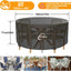 Funda redonda mesa patio impermeable 72x28pulg