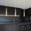 3 Pzas Lámparas Techo Cristal para Cocina y Sala