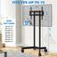 Soporte TV rodante 32-70pulg ajustable hasta 88lb