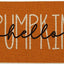 Felpudo otoño naranja Hello Pumpkin 17x29" para hogar