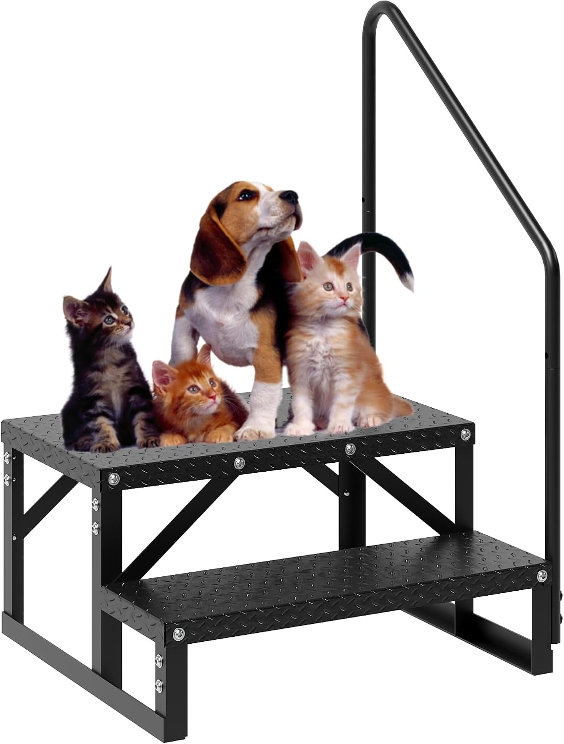 Escalones RV 2 escalones con pasamanos 660lb antiderrap