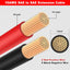 Cable extensión SAE 10AWG 15ft con adaptador inverso