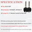 Llave reemplazo transponder Toyota 2003 4Runner Camry
