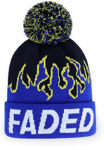 Gorro punto pompón invierno cálido colorido hombre mujer