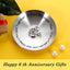 Soporte anillos 4" regalo aniversario boda