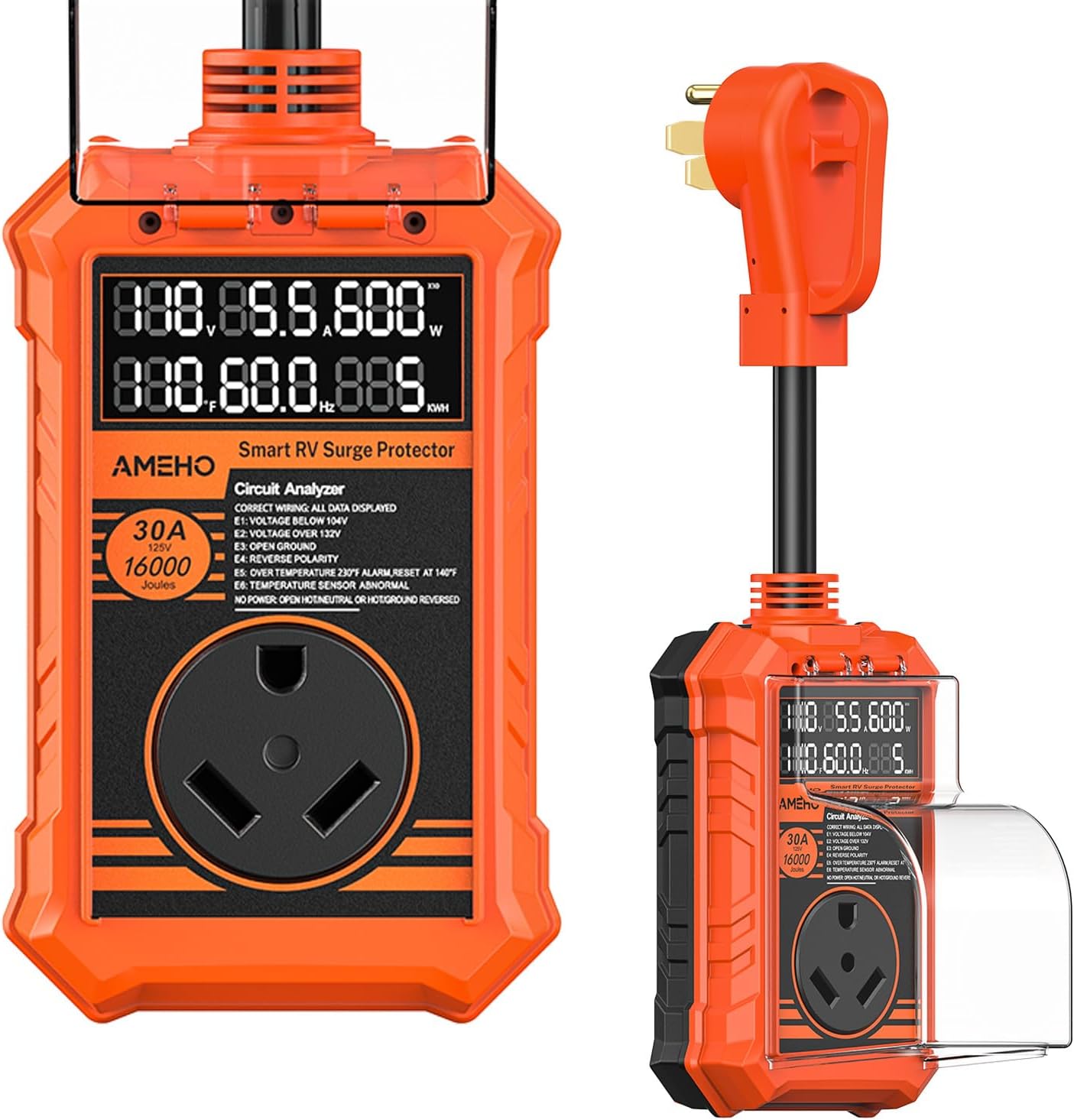 Protector sobretensiones RV 30A IP67 LED