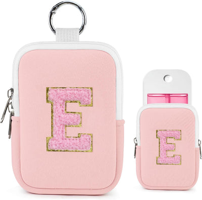 Funda con cremallera Touchland Power Mist rosa con llavero