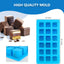 2 Pzas Moldes Silicona Cubo 1.2pulg para Mousse y Brownie