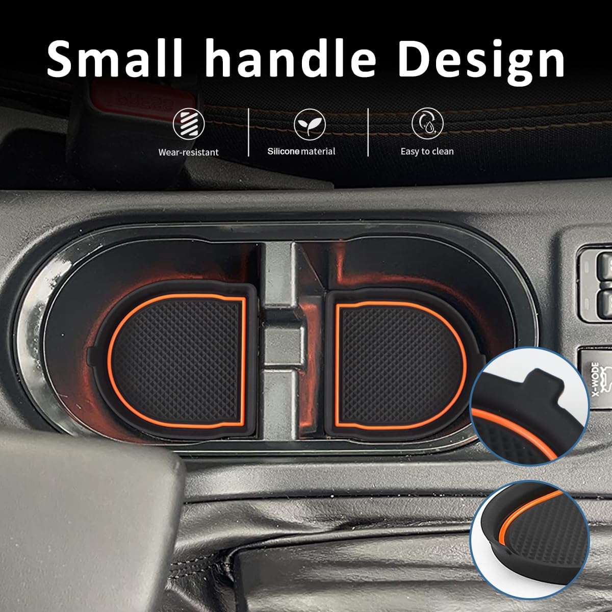 Insertos portavasos 3D para Subaru Crosstrek 18-23