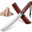 Cuchillo Tanto hoja fija bushcraft con funda madera